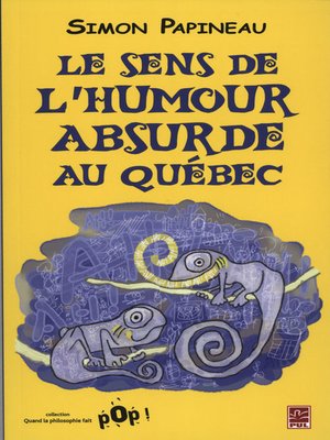 cover image of Humour absurde au Québec L'